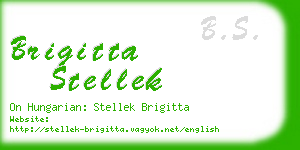 brigitta stellek business card